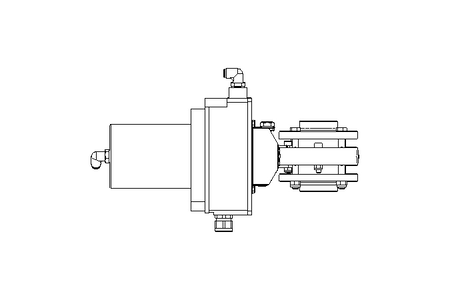 Butterfly valve BR DN050 FVF NC E