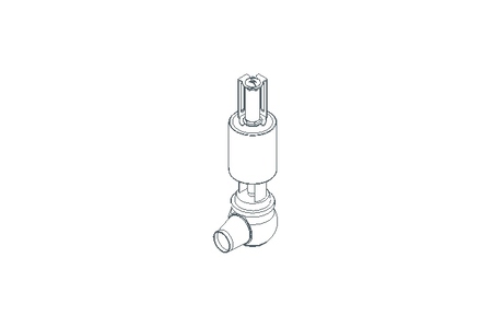 Aseptic seat valve SA DN050 10 NC P