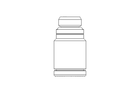 Push-in connector M10x1 D 8 Ms