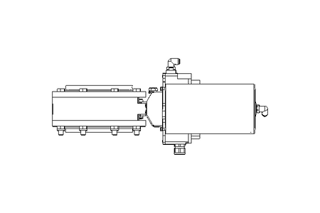 Butterfly valve BR DN150 FVF NC E