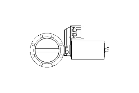 Butterfly valve BR DN150 FVF NC E