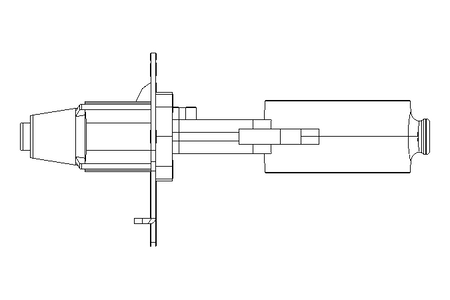 Absperrklappe DN50 mit Hebel