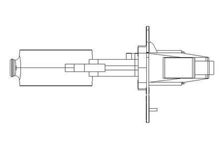 Absperrklappe DN50 mit Hebel