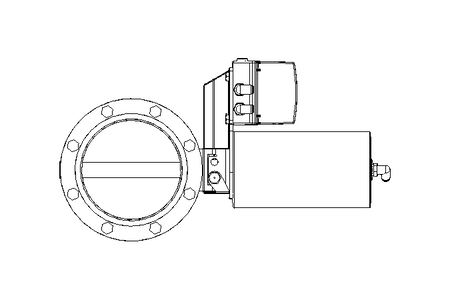 Butterfly valve BR DN150 FVF NC E