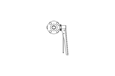 Butterfly valve B OD1.0 WVW MA E