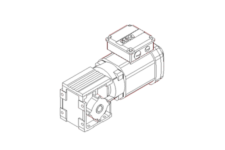 Spiroplangetriebemotor