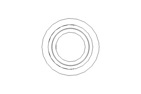 HOSE CONNECTOR D25 PVDF