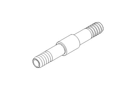 HOSE CONNECTOR D25 PVDF