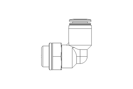 Elbow screw-in connector