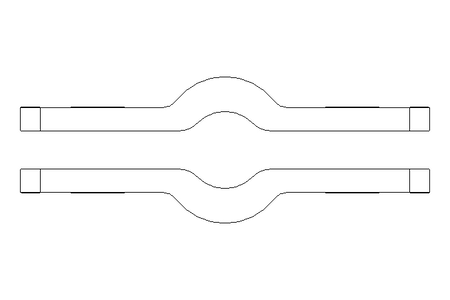 Abraçadeira de tubo DN10 1.4301