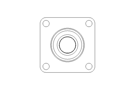 Mancal de flange PCF 35/38,9x118