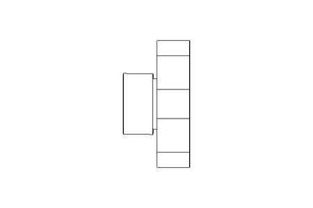 Mancal de flange FLCTE 17x58,7x28,6