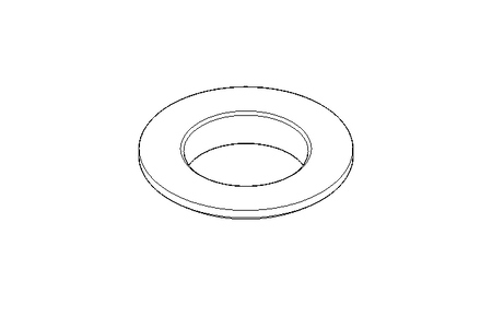 Spherical washer C 21x36x6.3 St DIN6319