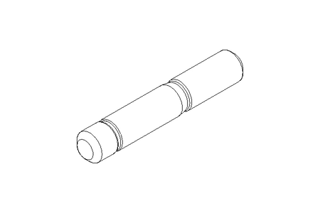 Goujon fileté M10x50 DIN938-flZn/720h