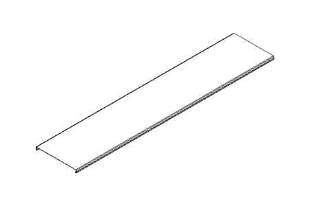 Basket cable tray cover 197x3000x0.8 mm