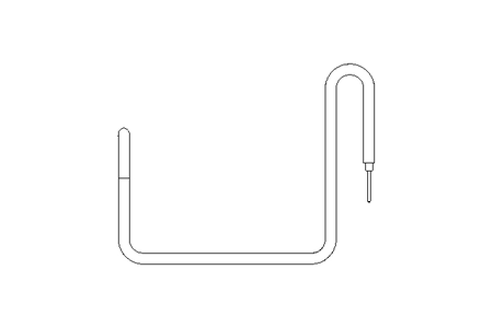 Tubular heating element 230V 400W