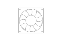 Ventilateur axial 230V 19W