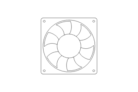 Ventilateur axial 230V 19W