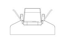 Flat cable clamp 31 mm