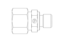 Rohrverschraubung L 12 G1/4" 1.4571