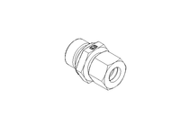 Conector roscado p/ tubos L 12 G1/2"