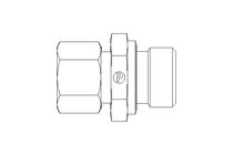 Rohrverschraubung L 12 G1/2" 1.4571