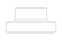 Gewindestutzen SC DN40 CNS DIN11851