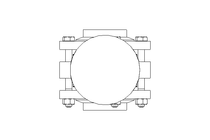 FLAP VALVE-PNEUM. PN10