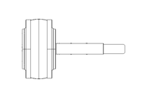 Disk valve, man. SVS1F   DN 125