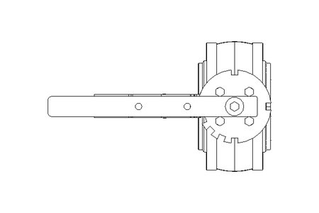 Disk valve, man. SVS1F   DN 125