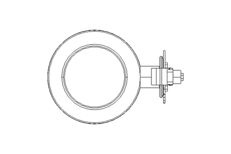 Disk valve, man. SVS1F   DN 125