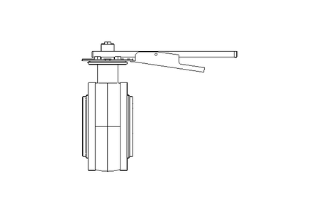 Disk valve, man. SVS1F   DN 125