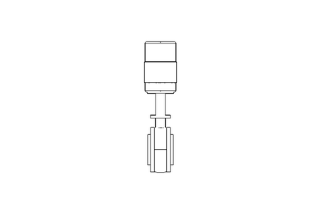 Flap valve, pneum. PN10