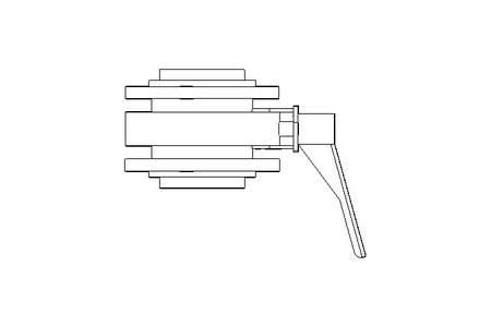 Disk valve, man. G/ZFA   DN 65