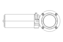 Flap valve, pn. K667D   DN 80