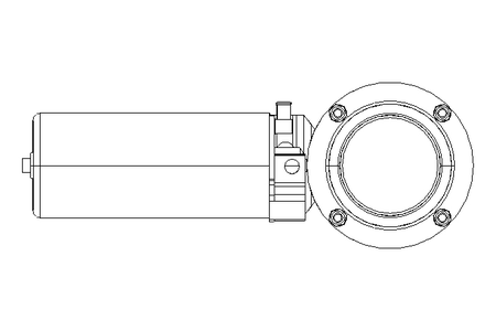 Flap valve, pn. K667D   DN 80