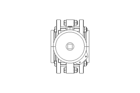 Flap valve, pn. K667D   DN 80