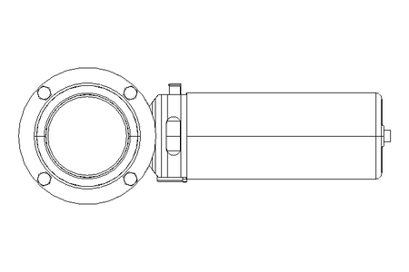 Flap valve, pn. K667D   DN 80