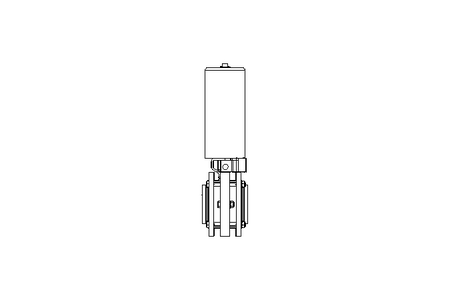 Flap valve, pn. K667D   DN 80