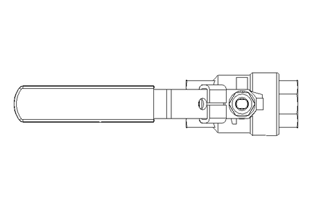 Ball valve G1/4" PN63 1.4408