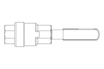 Ball valve 3/4" PN63 1.4408