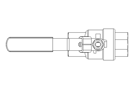 Ball valve 3/4" PN63 1.4408