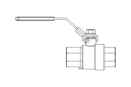 Ball valve 3/4" PN63 1.4408