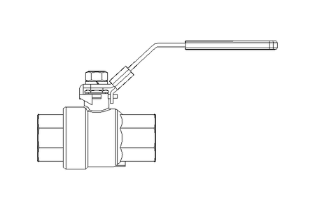 Ball valve 3/4" PN63 1.4408