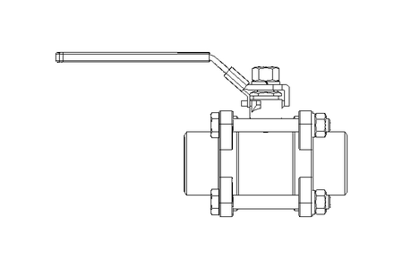 Ball valve operated manually ZE311066