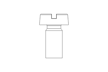 Zyl-Schraube M4x8 ISO1207-ZnNi/T2/720h