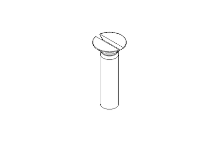 SLOTTED COUNTERSUNK SCREW A2-70