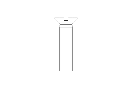 SLOTTED COUNTERSUNK SCREW A2-70