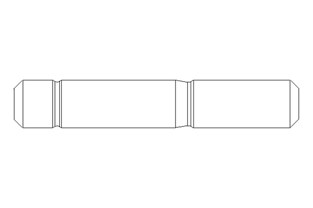 Goujon fileté M10x50 A2 DIN938