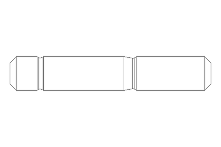 Stud bolt M10x50 DIN938-flZn/720h